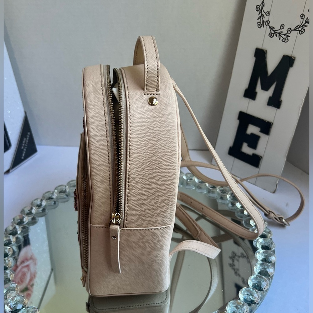 Kate Spade Pink Saffiano Leather Hot stuff Sauce cactus  backpack - Picture 8 of 16